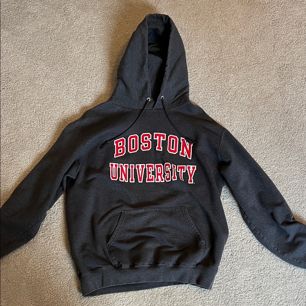 Champion Eco Authentic Boston University Gray Sweatshirt